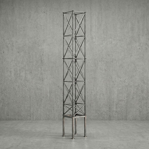 Structural Support Tower - 8' x 8' - No Open Section